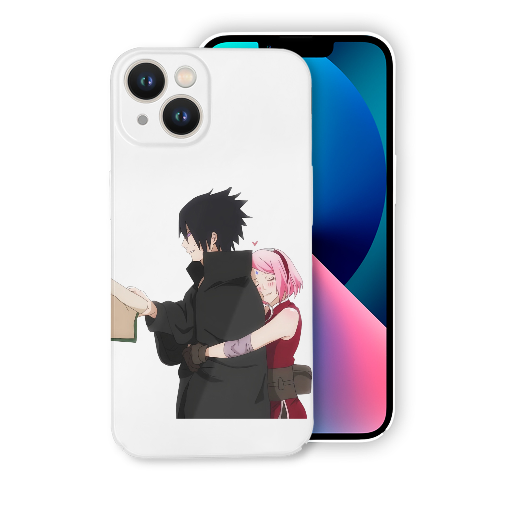 （画像用） NARUTO -ナルト- うちは サスケ Uchiha Sasuke 【iPhone 14シリーズ対応】ハードケース